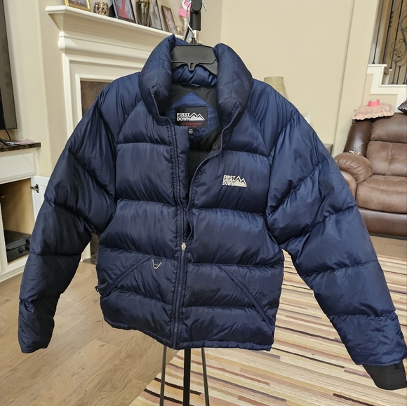 first Down Other - First DownDuck Down 90s Full Zip Puffy puffer SUPERIOR Quality M/M
